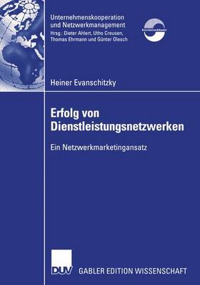 Book cover for Erfolg von Dienstleistungsnetzwerken