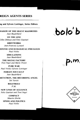Cover of Bolo' Bolo