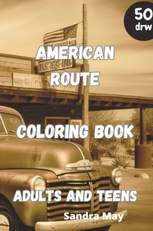 Cover of American Route Coloring Book