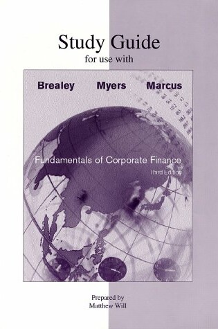 Cover of Study Guide to accompany Fund of Corp Fin