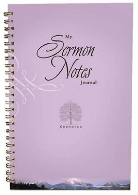 Book cover for My Sermon Notes Journal