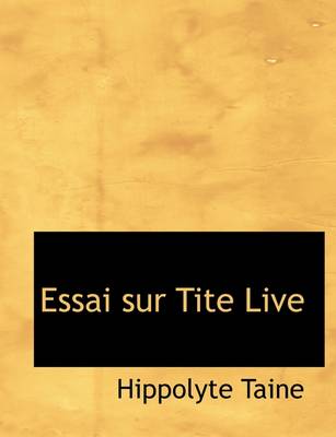 Book cover for Essai Sur Tite Live