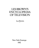 Cover of Les Brown's Encyclopedia of Television