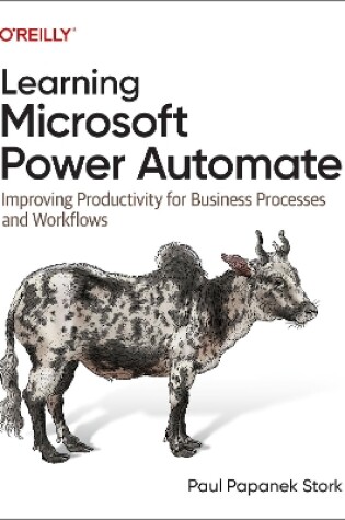 Cover of Learning Microsoft Power Automate