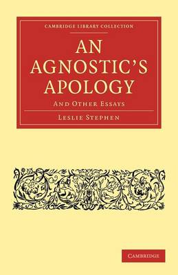 Cover of An Agnostic's Apology