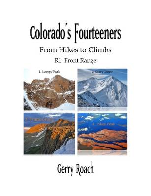 Book cover for Colorado's Fourteeners R1. Front Range