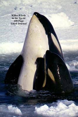 Book cover for Killer Whale in the Arctic 100 Page Lined Journal