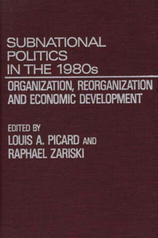 Cover of Subnational Politics in the 1980s