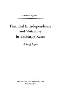 Book cover for Financial Interdependence and Variability in Exchange Rates