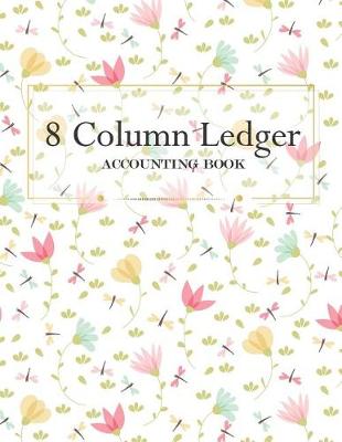 Cover of 8 Column Accounting Ledger