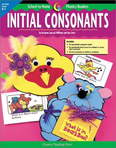 Book cover for School to Home Phonics Initial Consonants