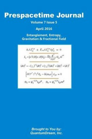 Cover of Prespacetime Journal Volume 7 Issue 5