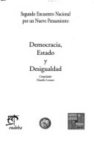 Cover of Democracia, Estado y Desigualdad Social