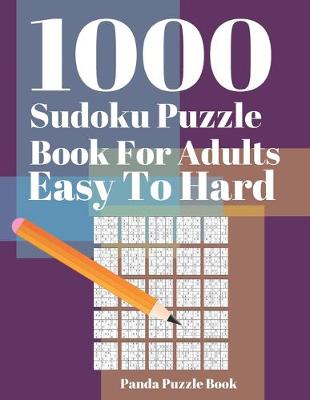 Book cover for 1000 Sudoku Puzzle Books For Adults Easy To Hard