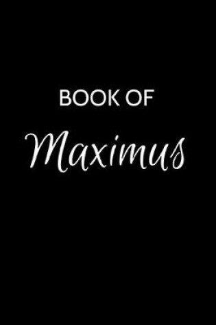 Cover of Book of Maximus