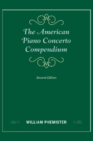 Cover of The American Piano Concerto Compendium