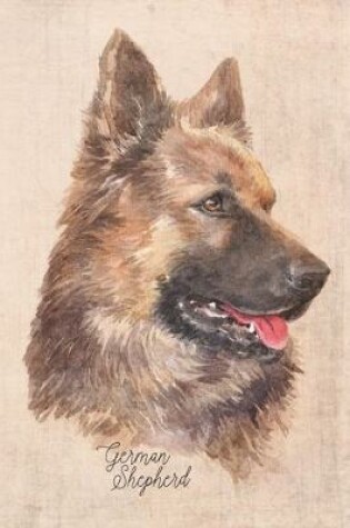 Cover of German Shepherd Dog Portrait Notebook