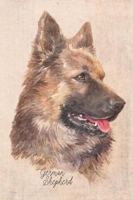 Cover of German Shepherd Dog Portrait Notebook