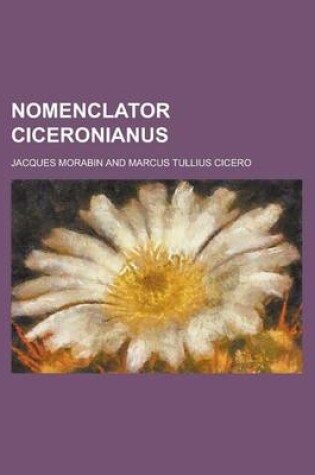 Cover of Nomenclator Ciceronianus