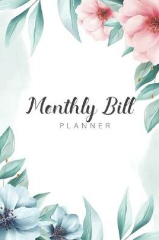 Cover of Monthly Bill Planner