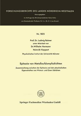 Cover of Epitaxie Von Metallaufdampfschichten