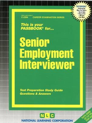 Book cover for Senior Employment Interviewer