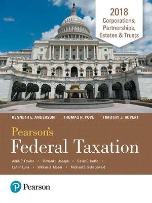 Book cover for Pearson's Federal Taxation 2018 Corporations, Partnerships, Estates & Trusts