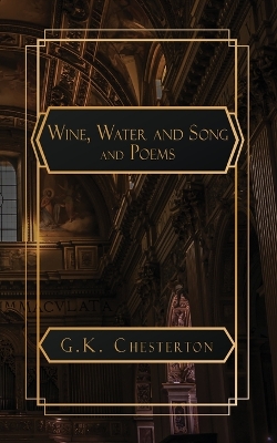 Book cover for Wine. Water and Song and Poems