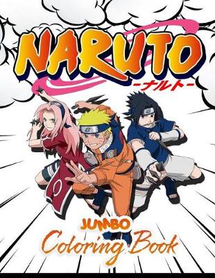 Book cover for Naruto Jumbo Coloring Book