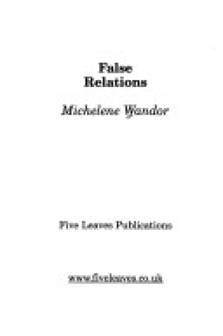 Cover of False Relations