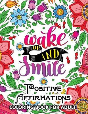 Book cover for Positive Affirmations Coloring books