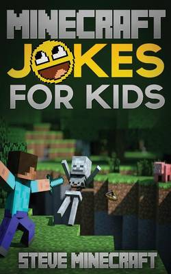 Book cover for Minecraft Jokes for Kids