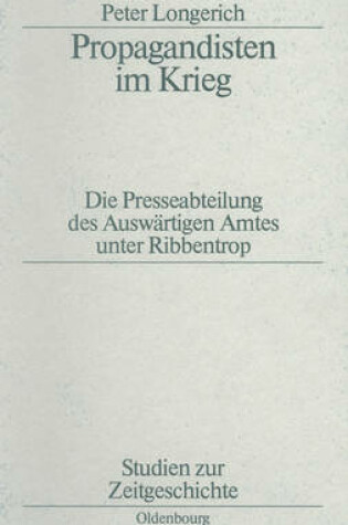 Cover of Propagandisten Im Krieg