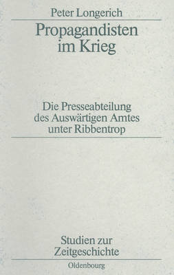 Book cover for Propagandisten Im Krieg