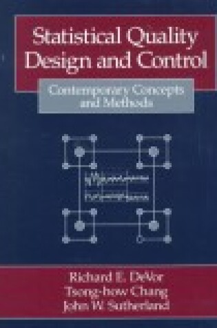 Cover of Statistical Methods for Quality Design and Control