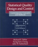 Book cover for Statistical Methods for Quality Design and Control