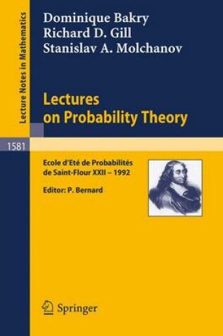 Cover of Lectures on Probability Theory