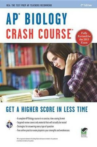 Cover of AP Biology Crash Course Book + Online