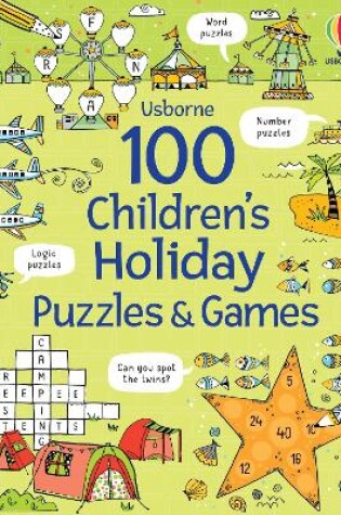 Cover of 100 Children's Puzzles and Games: Holiday