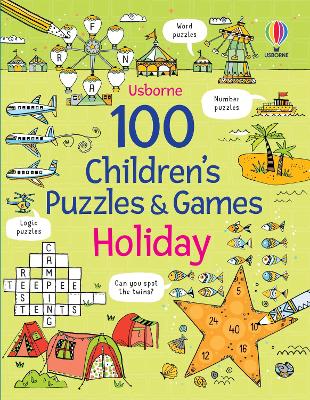 Cover of 100 Children's Puzzles and Games: Holiday