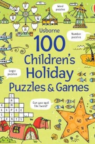 Cover of 100 Children's Puzzles and Games: Holiday