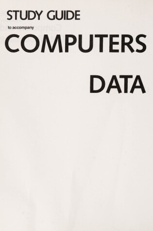 Cover of Computers and Data Processing