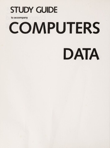 Book cover for Computers and Data Processing