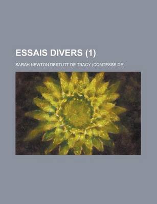 Book cover for Essais Divers (1)