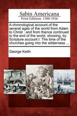 Cover of A Chronological Account of the Several Ages of the World from Adam to Christ