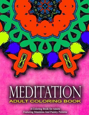 Book cover for MEDITATION ADULT COLORING BOOKS - Vol.13