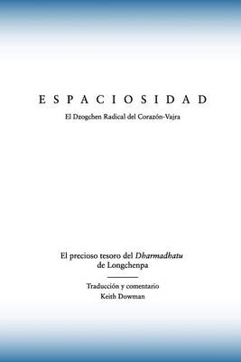 Book cover for Espaciosidad
