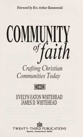 Book cover for Community of Faith