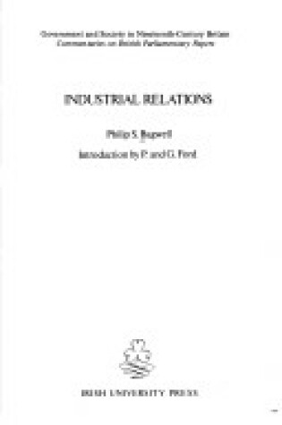 Cover of Industrial Relations