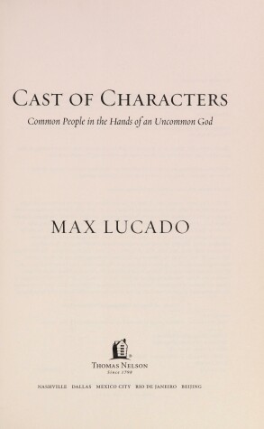 Book cover for Cast of Characters